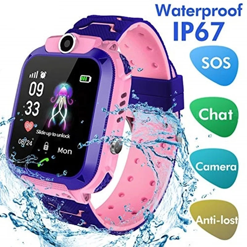 Smartwatch Digital Watches For Kid Boy - 2g crianças relógio inteligente chamada sos