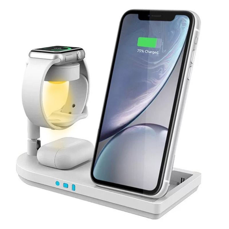 Smartwatch Watches Compatible With Iphone - Carregador Sem Fio Dobrável 3 em