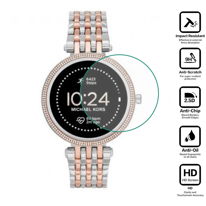 Smartwatch Watches Michael Kors - Película protetora de vidro temperado para