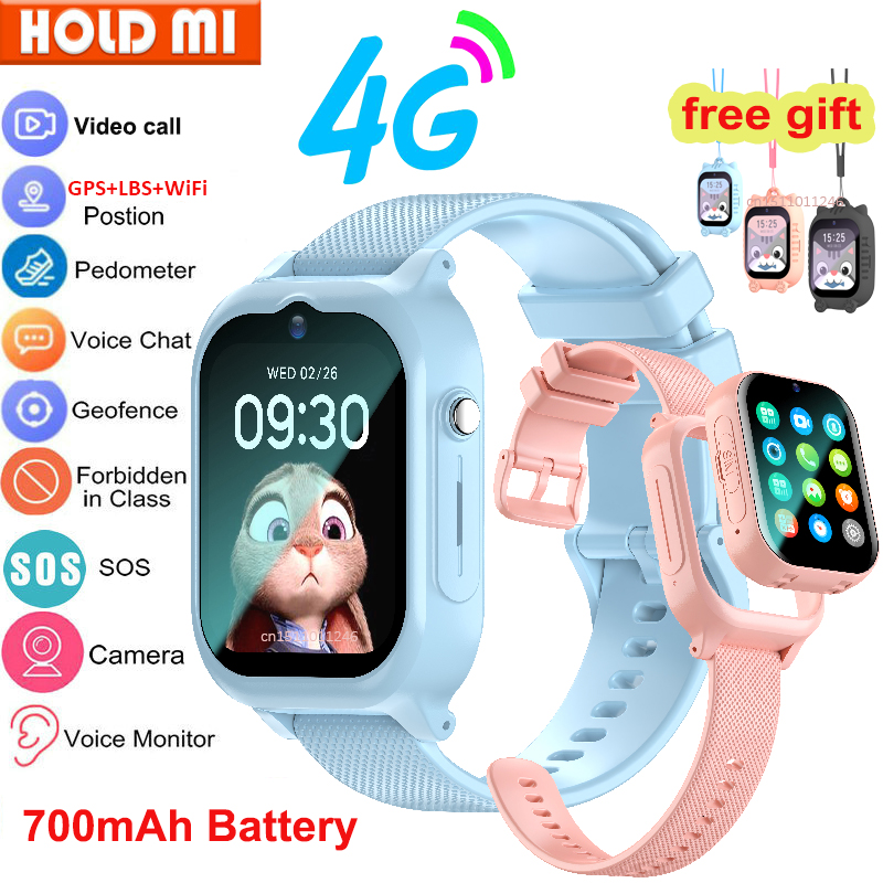 Smartwatch Watches For Kids With Gps - Relógio inteligente crianças 4g gps wifi