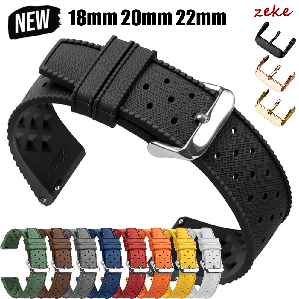 Citizen Watches Smartwatch - Pulseira de relógio de silicone tropical