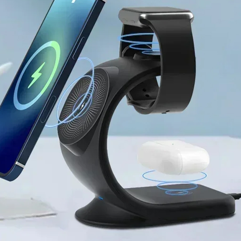 Smartwatch Watches Compatible With Iphone - Carregador magnético sem fio 3 em