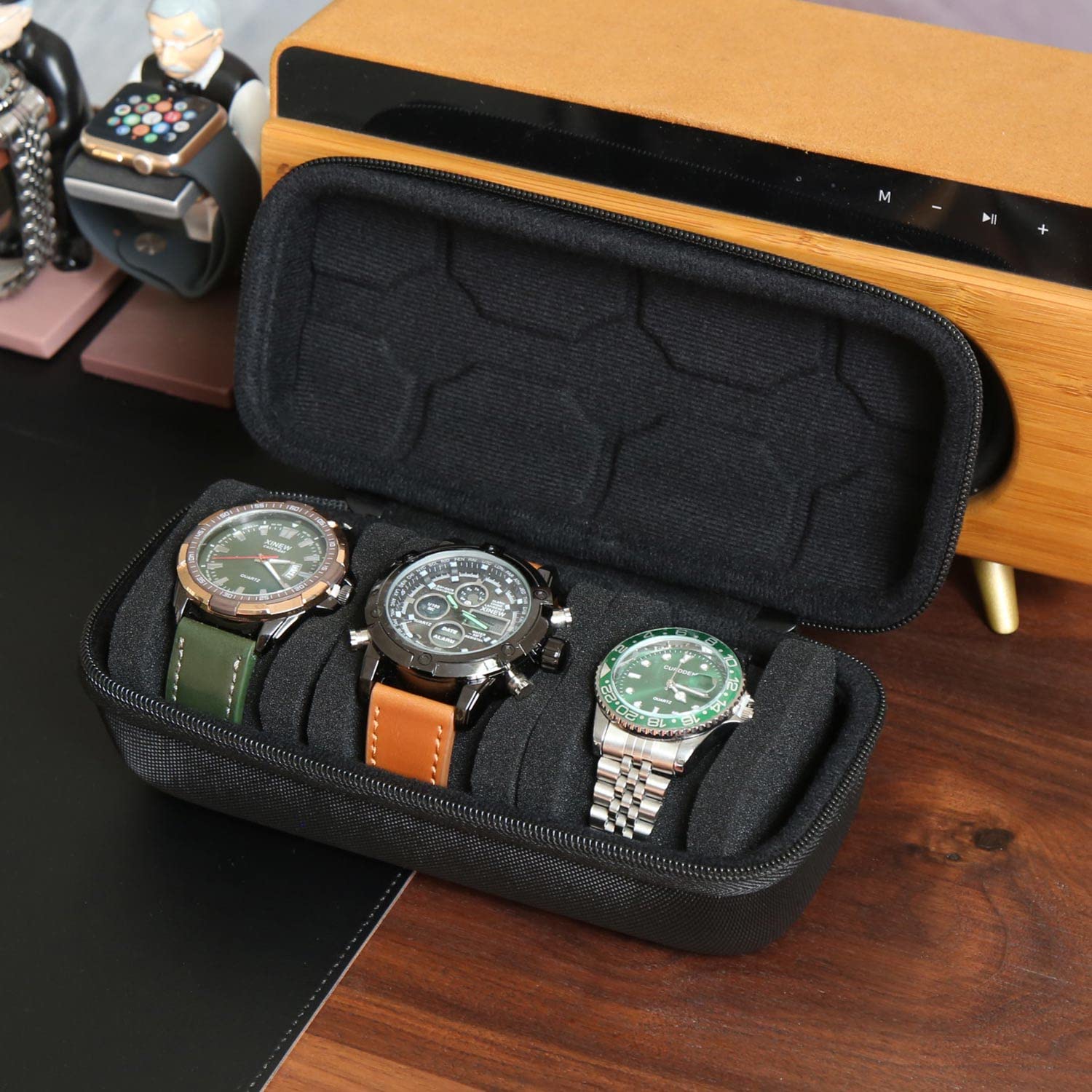Smartwatch Watches For Men - Organizador de caixa de relógio para