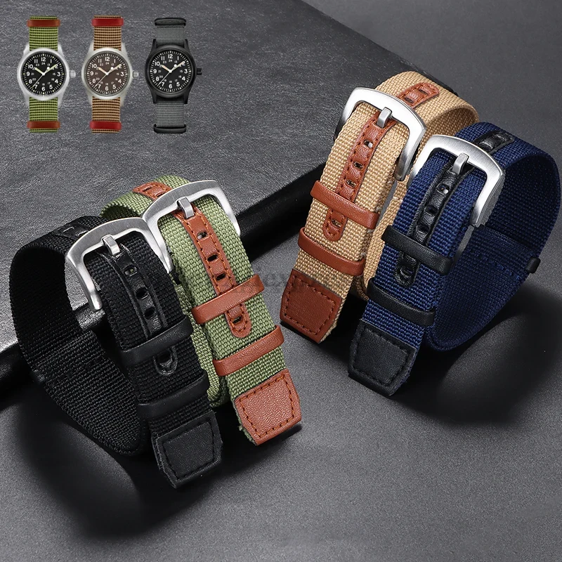 Watches Rolex Smartwatch - 20mm 22mm lona náilon remendo pulseira