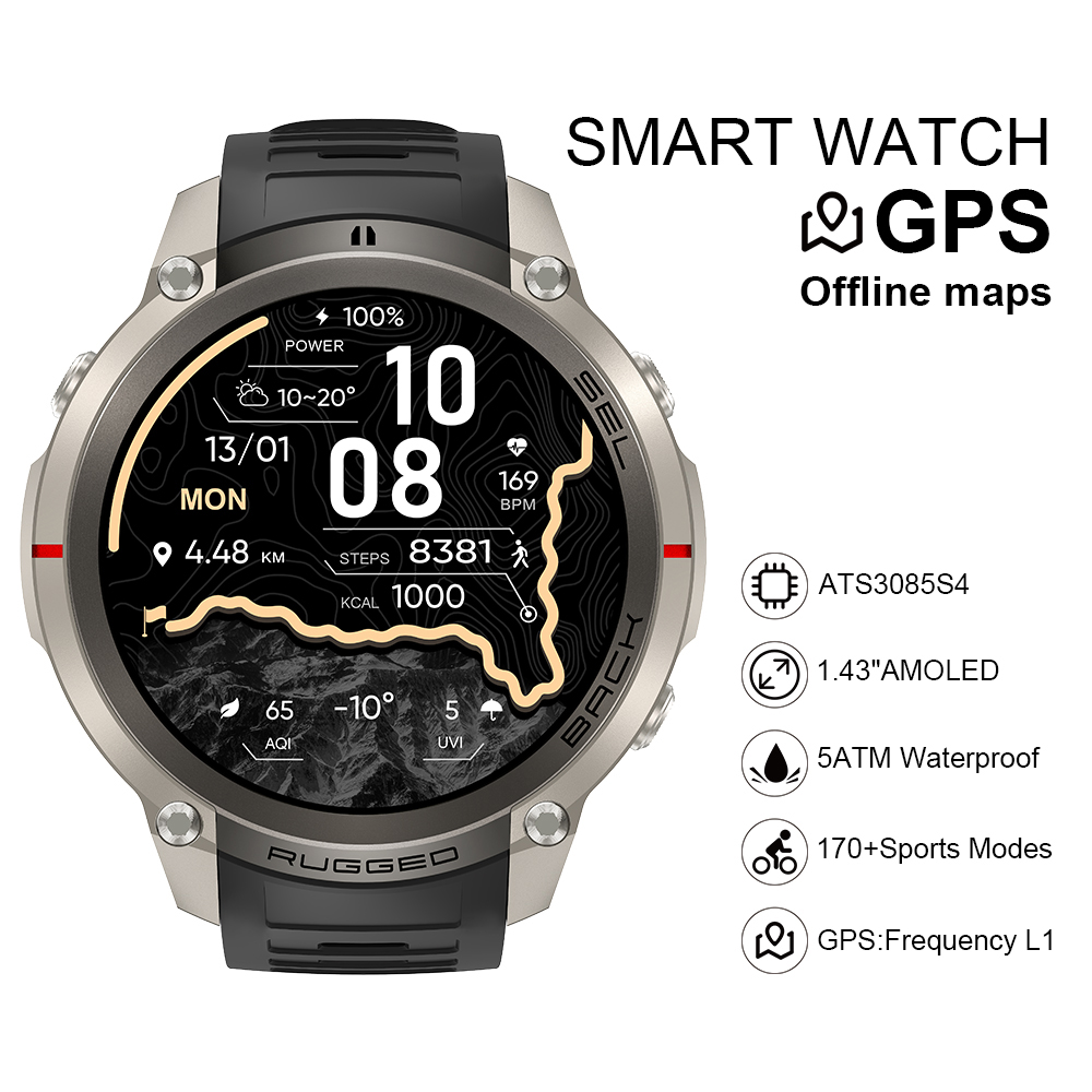 Smartwatch Watches Smart - Relógio Inteligente DM59 2026 com Mapa