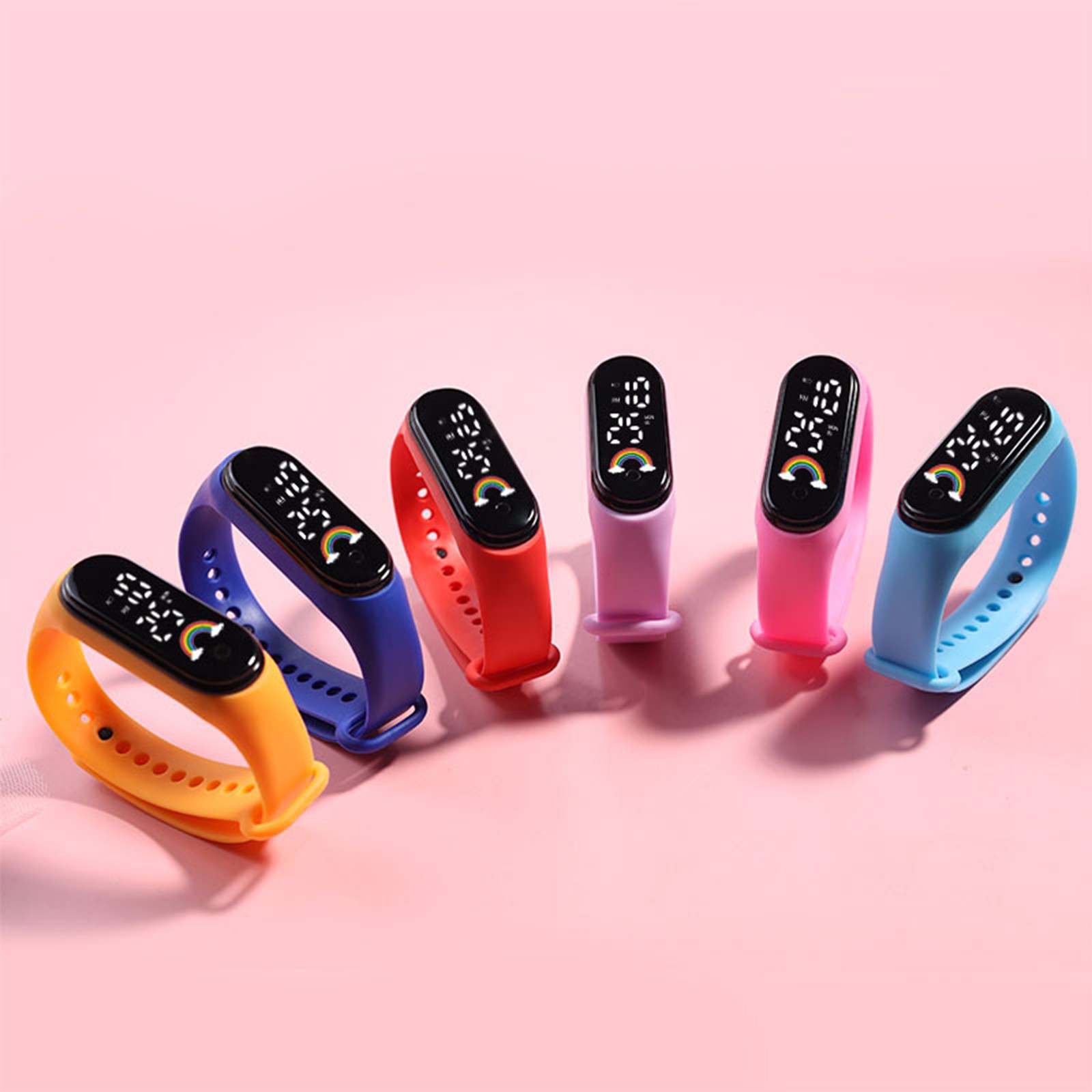 Smartwatch Digital Watches For Kid Boy - Multicolorido crianças relógio inteligente led digital