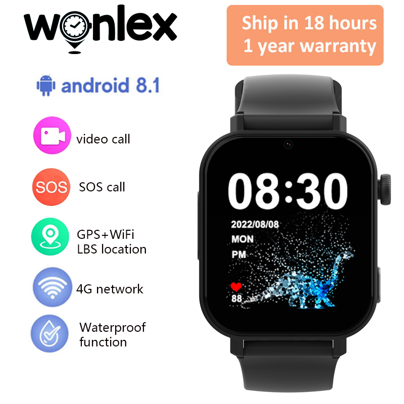 Smartwatch Watches For Kids With Gps - Wonlex kt36 4g relógio inteligente crianças