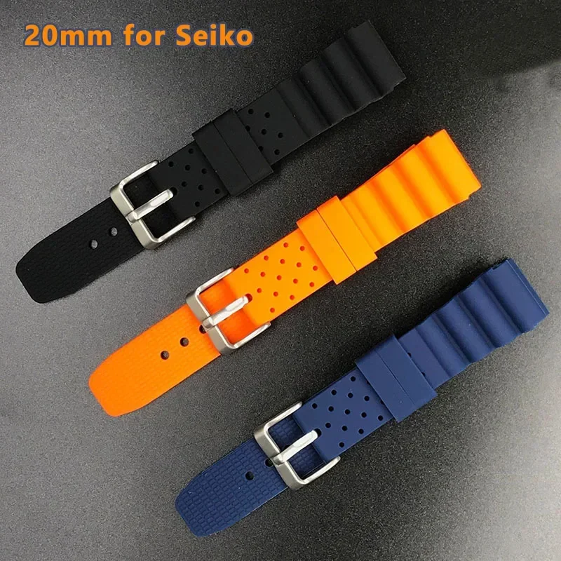 Citizen Watches Smartwatch - Pulseira de silicone 20mm para seiko