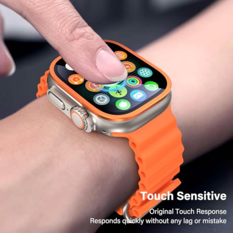 2PCS Vidro Temperado Metálico  - Smartwatch Watches For Men avaliação e preço