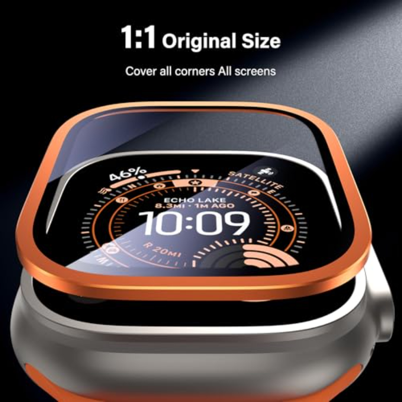 2PCS Vidro Temperado Metálico  - Smartwatch Watches For Men avaliação e preço