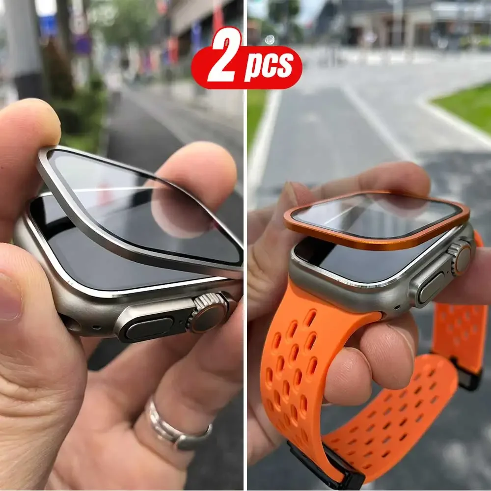 Moldura de metal de titânio pa - Smartwatch Watches For Men avaliação e preço