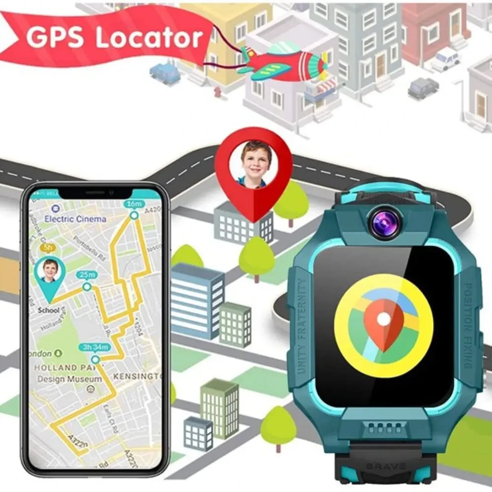 Relógio Inteligente à Prova d' - Smartwatch Watches For Kids With Gps avaliação e preço
