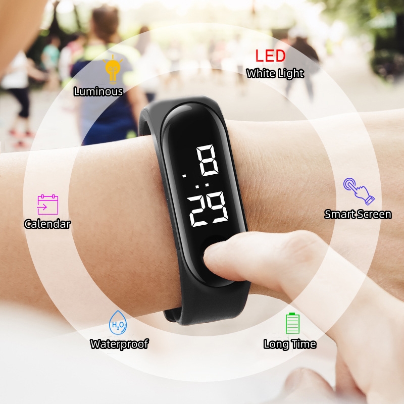 2025 novas crianças toque inte - Smartwatch Digital Watches For Kid Boy avaliação e preço