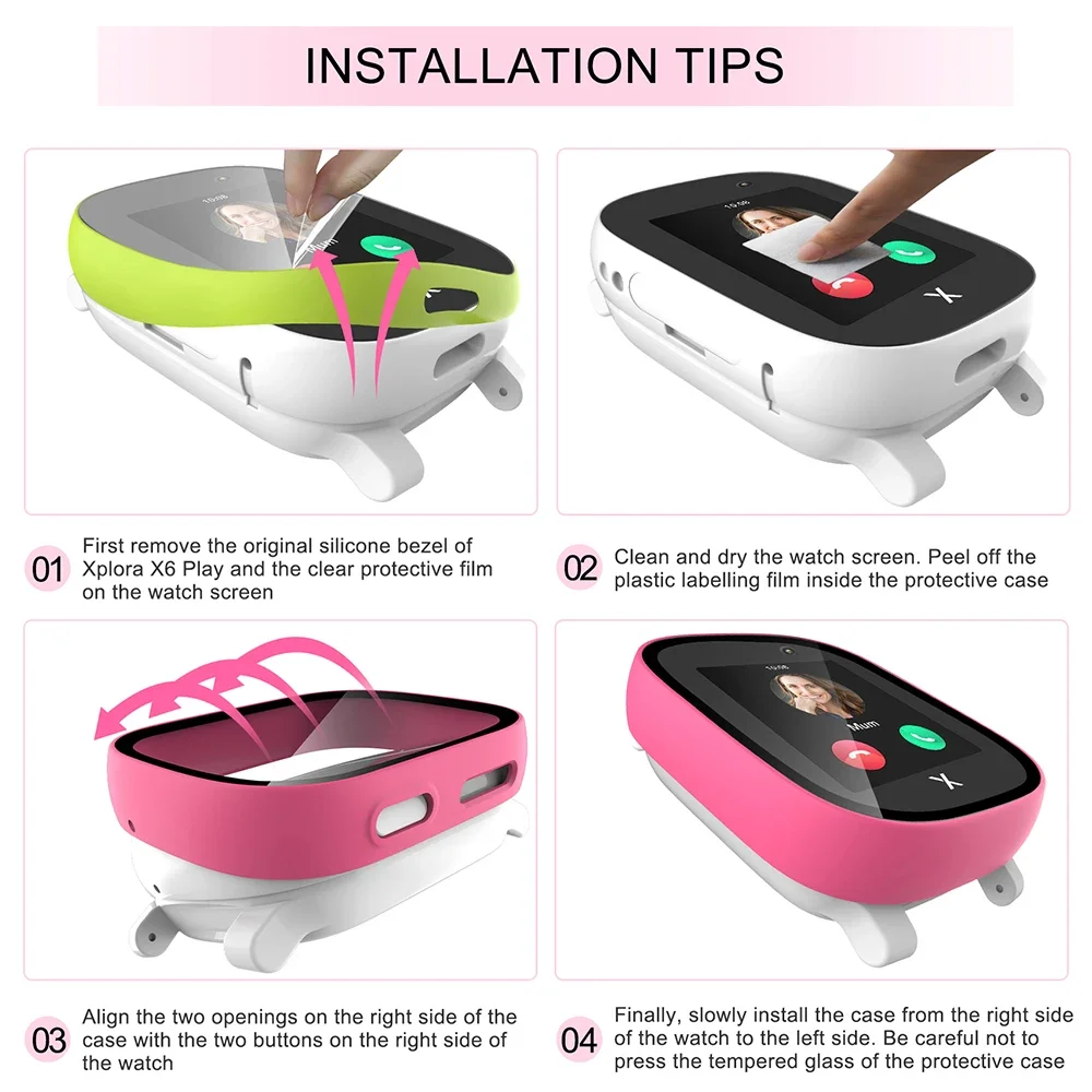 Capa para xploar x6 play crian - Smartwatch Watches For Kids avaliação e preço