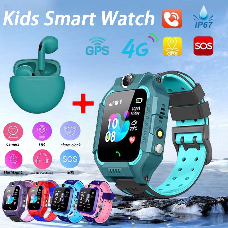 Novas crianças relógio intelig - Smartwatch Watches For Kids With Gps avaliação e preço