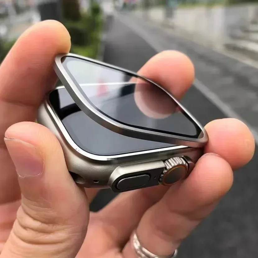 Vidro temperado para apple wat - Smartwatch Watches For Men avaliação e preço