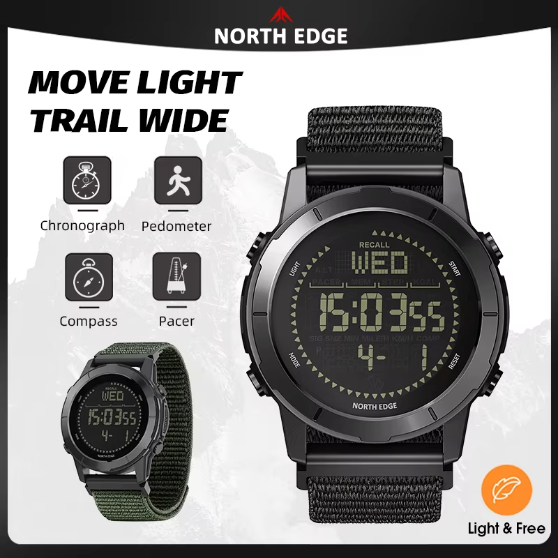Relógio Digital Masculino NORT - Altimeter Compass Watch avaliação e preço