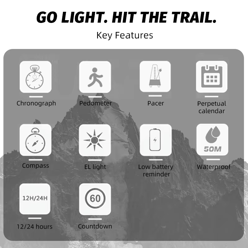 Relógio Digital Masculino NORT - Altimeter Compass Watch avaliação e preço