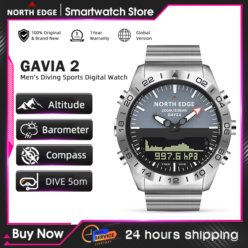Relógio de Mergulho Masculino  - Altimeter Compass Watch avaliação e preço