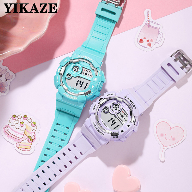 YIKAZE Crianças Relógios Moda  - Smartwatch Digital Watches For Kid Boy avaliação e preço