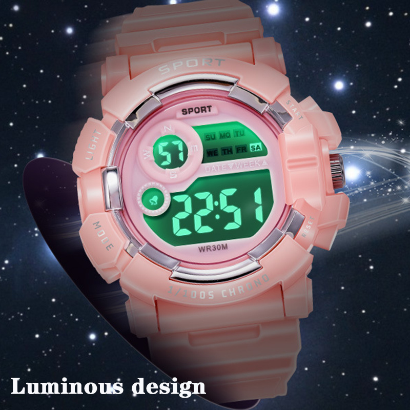 YIKAZE Crianças Relógios Moda  - Smartwatch Digital Watches For Kid Boy avaliação e preço