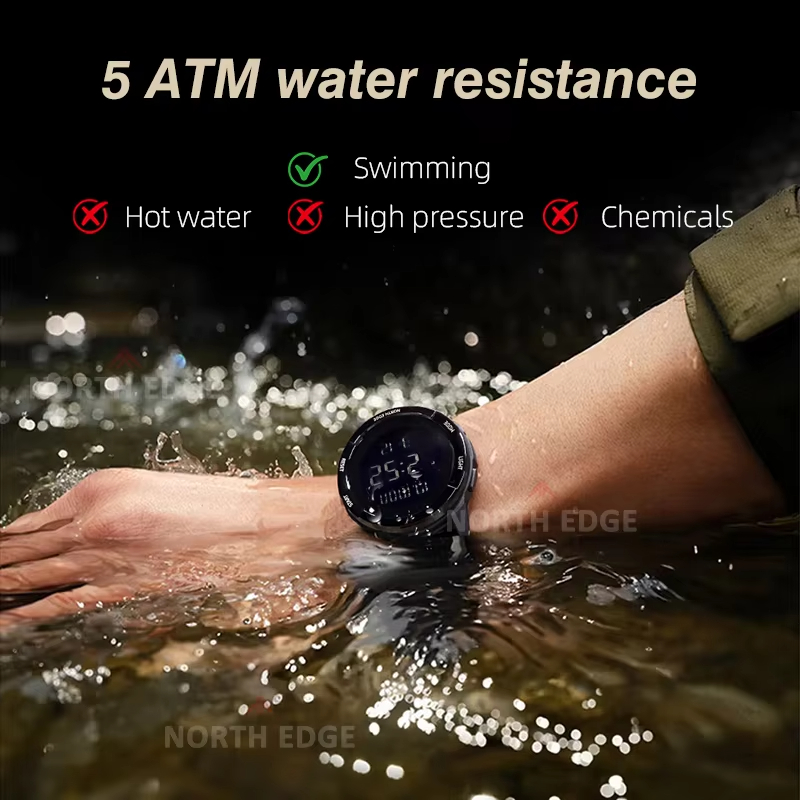 North edge 2025 terax relógios - Altimeter Compass Watch avaliação e preço