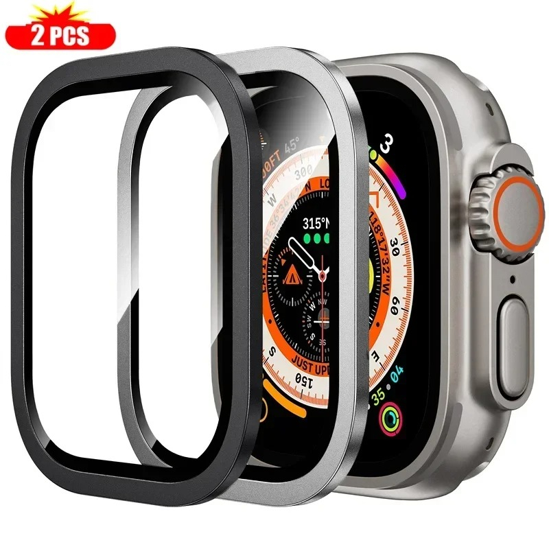 2 pçs vidro temperado para app - Smartwatch Watches For Men avaliação e preço