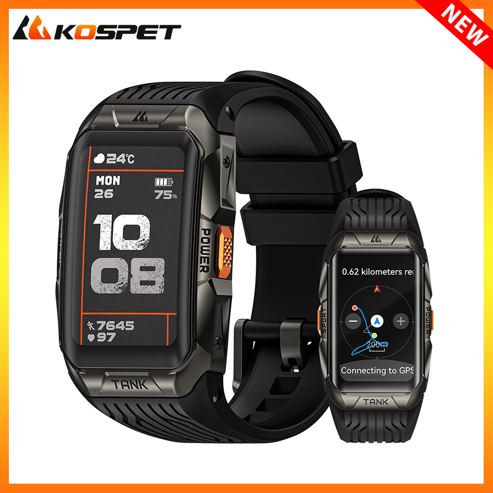2025 KOSPET TANK X2 Ultra Reló - Altimeter Compass Watch avaliação e preço