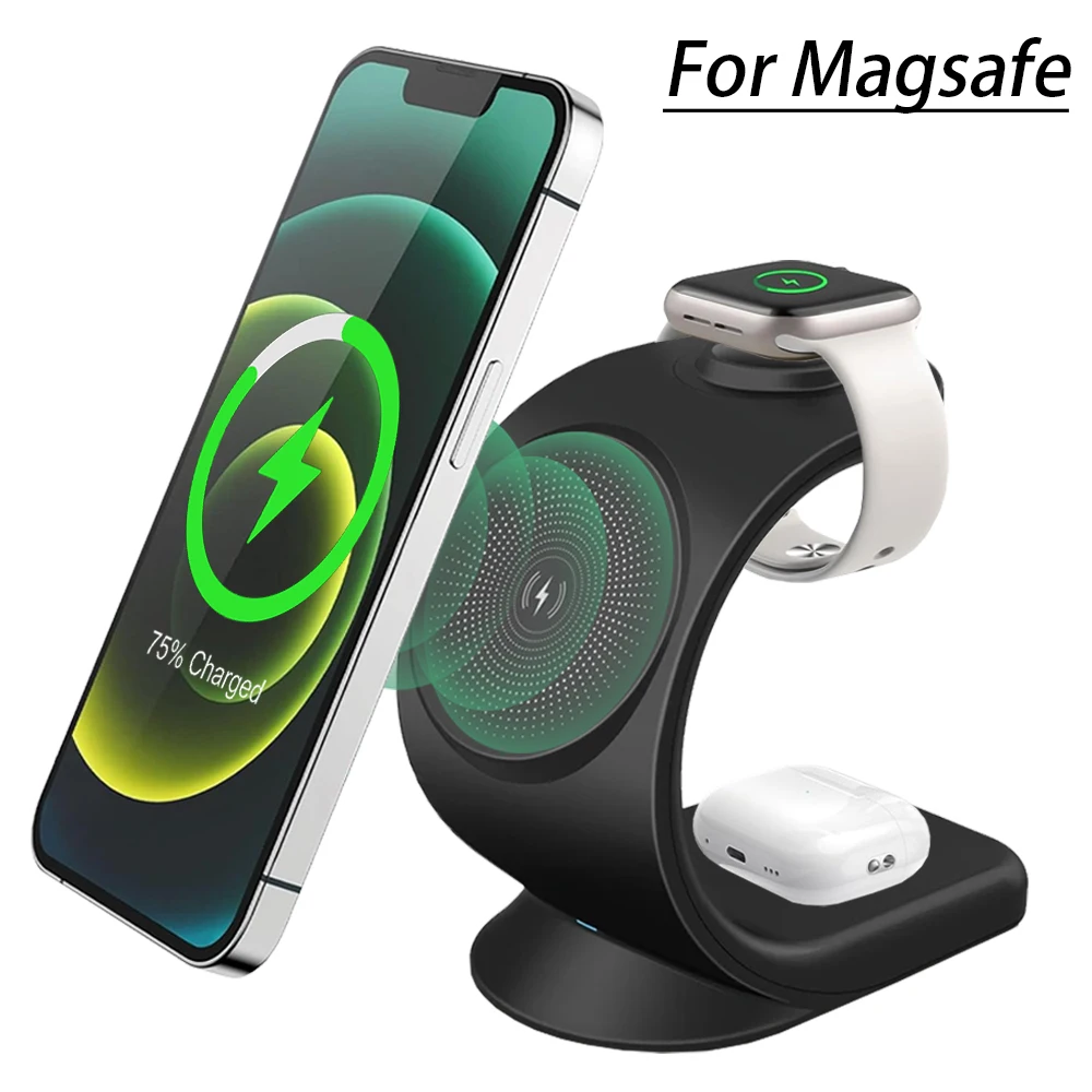 Carregador magnético sem fio 3 - Smartwatch Watches Compatible With Iphone avaliação e preço