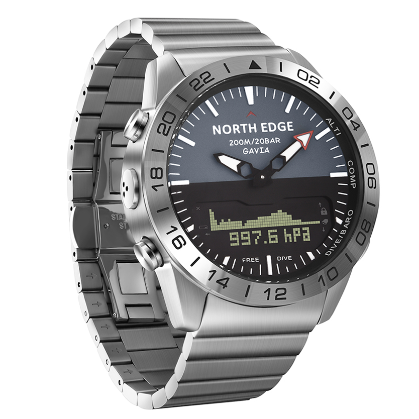 Homens Dive Sports Digital rel - Altimeter Compass Watch avaliação e preço