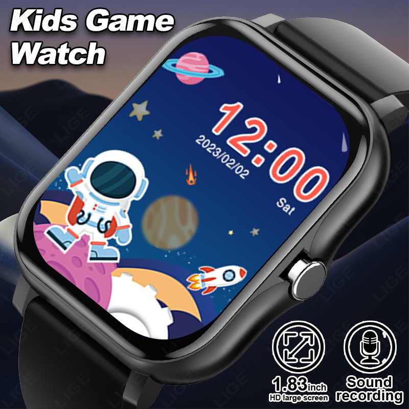Lige 2025 audiolivro crianças  - Smartwatch Digital Watches For Kid Boy avaliação e preço