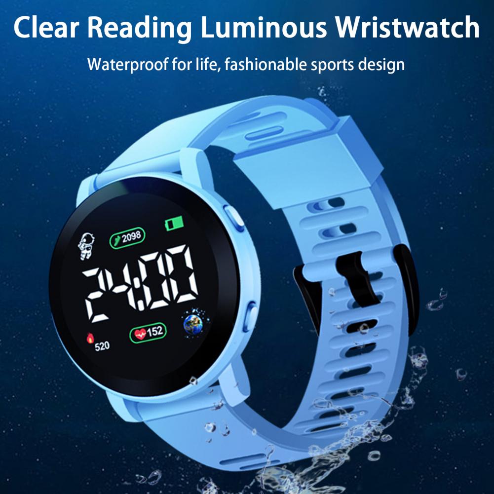 Relógio Digital LED Infantil à - Smartwatch Digital Watches For Kid Boy avaliação e preço