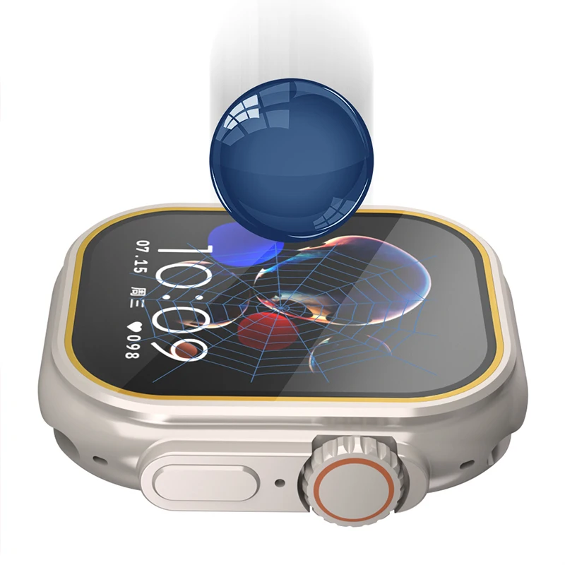 Película de vidro temperado pa - Smartwatch Watches For Men avaliação e preço