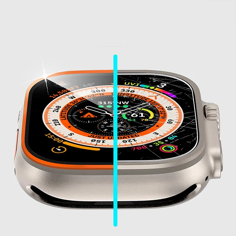 Película de vidro temperado pa - Smartwatch Watches For Men avaliação e preço
