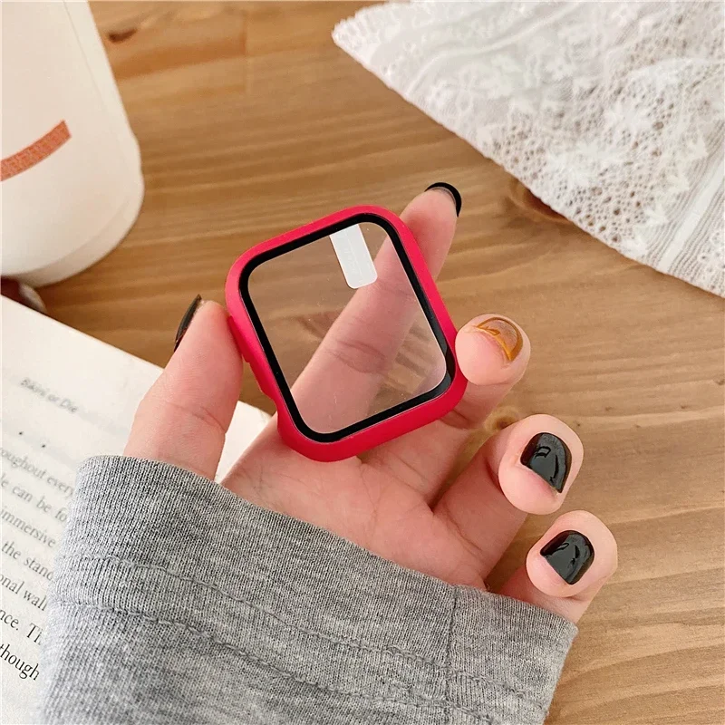 3 pacote de vidro + capa para  - Watches Not Smartwatch avaliação e preço
