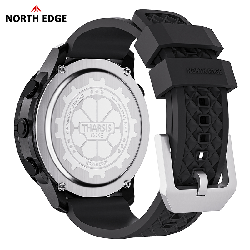 Relógio Digital de Fibra de Ca - Altimeter Compass Watch avaliação e preço