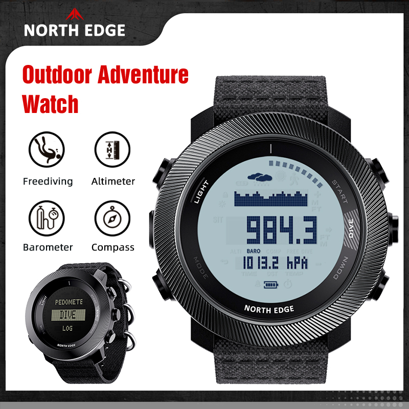 Relógio Digital Masculino NORT - Altimeter Compass Watch avaliação e preço
