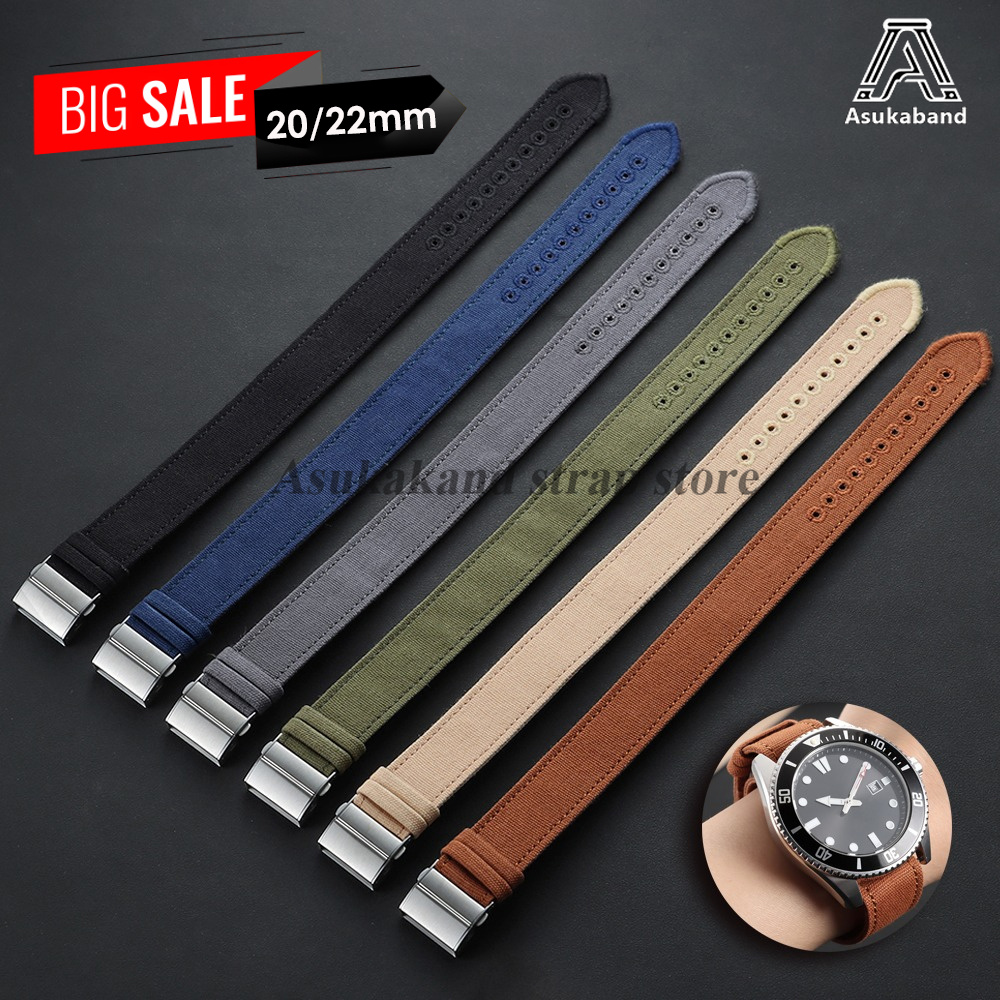 Pulseira de Nylon de 20mm 22mm - Smartwatch Casio Watches For Men avaliação e preço