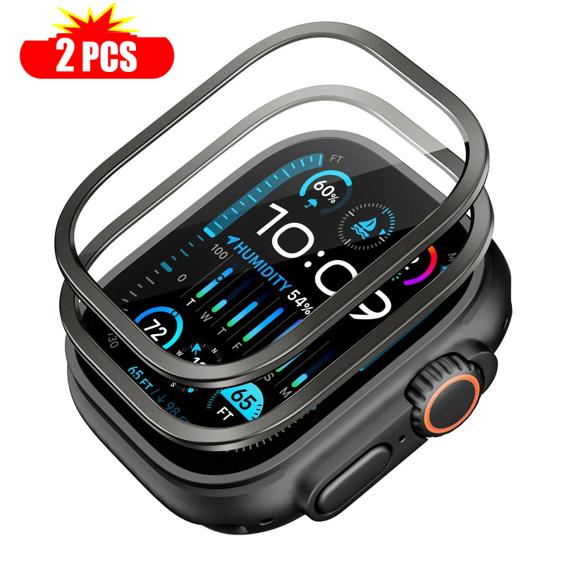 2 pçs vidro temperado para app - Smartwatch Watches For Men avaliação e preço