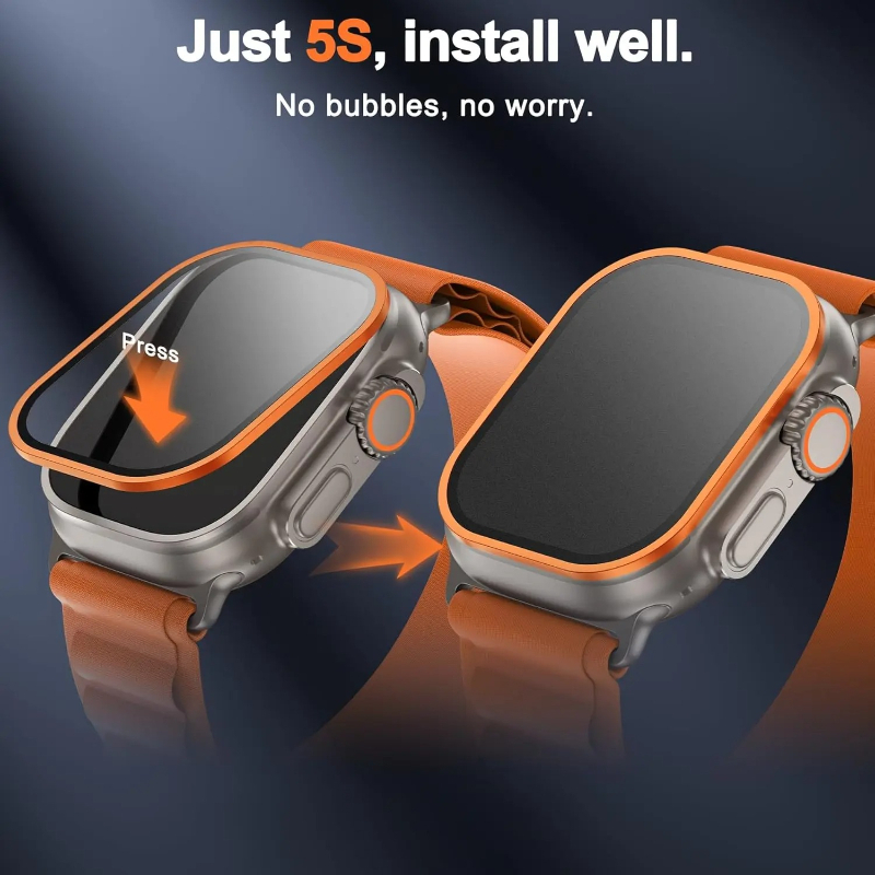 Vidro temperado para Apple Wat - Smartwatch Watches For Men avaliação e preço