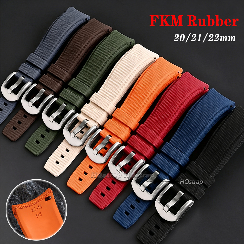 Pulseira de Borracha FKM 20mm  - Watches Rolex Smartwatch avaliação e preço
